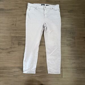 Buffalo David Bitton Silver Skinny Jeans size 14